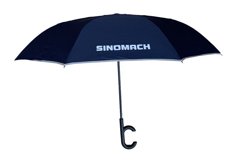 Parapluie à l’envers de bas en haut, résistant au vent avec doublure