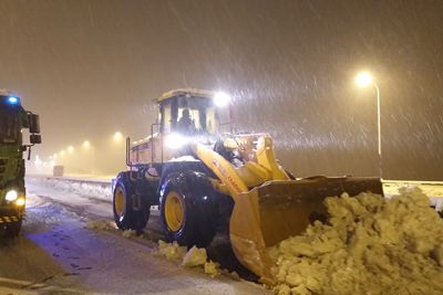 Travaux de déneigement de SINOMACH