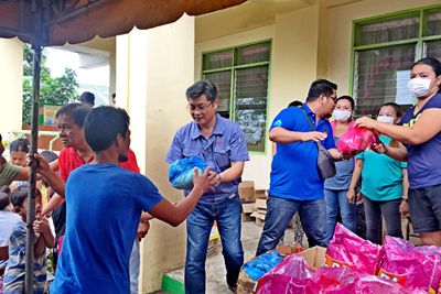 Secours de catastrophe au Philippines en 2020